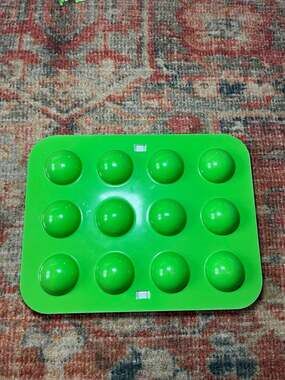 Nordic Ware Lime Green Aluminum Cake Pop Pan 12-Cavity Mold